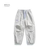 ホワイト | 超軽量 ワイドカーゴパンツ メンズ | RAiseNsE 