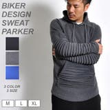 バイカーデザイン スウェットパーカー メンズ | RAiseNsE  | 詳細画像1