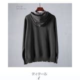 ジップアップパーカー 裏起毛 ダメージ | RAiseNsE | 詳細画像19
