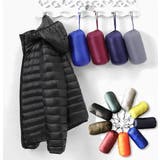 フード付き ライトダウンジャケット メンズ | RAiseNsE | 詳細画像19