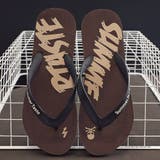 ブラウン | ロゴ入り ビーチサンダル メンズ | RAiseNsE