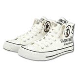 2Way レタードプリント ハイカットスニーカー | RAiseNsE | 詳細画像4