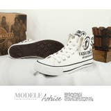 2Way レタードプリント ハイカットスニーカー | RAiseNsE | 詳細画像6