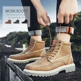 レースアップ ワークブーツ シューズ | RAiseNsE | 詳細画像1