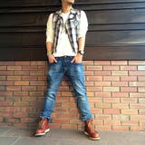 ノースリーブ チェックベスト メンズ トップス シャツ カジュアル #T177 | RAiseNsE | 詳細画像3