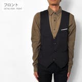 シンプル スーツジレ メンズ シンプル 無地 上品 大人 [3色] #T186 | RAiseNsE  | 詳細画像10 