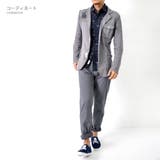 プリントスウェットジャケット メンズ アウター ブレザー[7色]#T351c1 | RAiseNsE  | 詳細画像5 