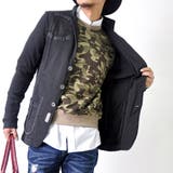 プリントスウェットジャケット メンズ アウター ブレザー[7色]#T351c1 | RAiseNsE  | 詳細画像8 