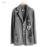 Cタイプ | プリントスウェットジャケット メンズ アウター ブレザー[7色]#T351c1 | RAiseNsE 