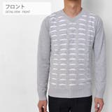 カットライン Vネック ニット | RAiseNsE  | 詳細画像21 