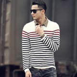 肩ボタン付き グラデーション ボーダー | RAiseNsE | 詳細画像1