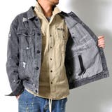 ダメージ加工 デニムジャケット メンズ | RAiseNsE | 詳細画像6