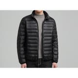 ブラック | ライトダウンジャケット メンズ 立て襟 | RAiseNsE 