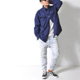 裏地付きデニムシャツ ビッグシルエット メンズ | RAiseNsE | 詳細画像27
