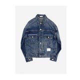 ブルー | デニムジャケット メンズ カジュアル | RAiseNsE