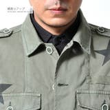 数量限定 ミリタリーシャツジャケット スタープリント | RAiseNsE | 詳細画像17