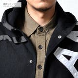 ロゴアップリケ フード付きフィールドコート メンズ | RAiseNsE  | 詳細画像17 
