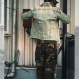 ヴィンテージ加工 迷彩柄デニムジャケット JKT | RAiseNsE | 詳細画像4