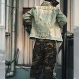 ヴィンテージ加工 迷彩柄デニムジャケット JKT | RAiseNsE | 詳細画像9