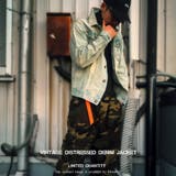 ヴィンテージ加工 迷彩柄デニムジャケット JKT | RAiseNsE | 詳細画像12