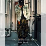 ヴィンテージ加工 迷彩柄デニムジャケット JKT | RAiseNsE | 詳細画像14