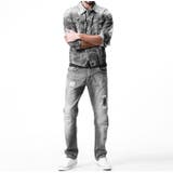 ヴィンテージ加工 迷彩柄デニムジャケット JKT | RAiseNsE | 詳細画像17