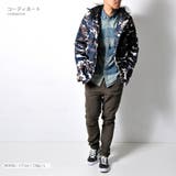 迷彩ミリタリーハーフコート メンズ アウター | RAiseNsE | 詳細画像2