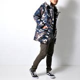 迷彩ミリタリーハーフコート メンズ アウター | RAiseNsE | 詳細画像5