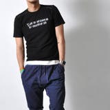 フェイクレイヤード ロゴ刺繍Tシャツ 半袖 | RAiseNsE  | 詳細画像9 