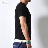 フェイクレイヤード ロゴ刺繍Tシャツ 半袖 | RAiseNsE  | 詳細画像11 