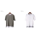 フェイクレイヤード ストレッチTシャツ 半袖 | RAiseNsE | 詳細画像2