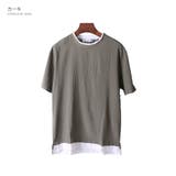 フェイクレイヤード ストレッチTシャツ 半袖 | RAiseNsE | 詳細画像13