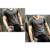 Vネック カラーTシャツ トップス | RAiseNsE  | 詳細画像8 