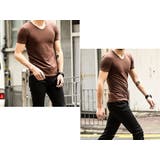 Vネック カラーTシャツ トップス | RAiseNsE  | 詳細画像12 