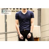 Vネック カラーTシャツ トップス | RAiseNsE  | 詳細画像15 