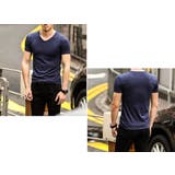 Vネック カラーTシャツ トップス | RAiseNsE  | 詳細画像16 