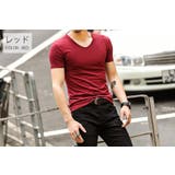 Vネック カラーTシャツ トップス | RAiseNsE  | 詳細画像17 