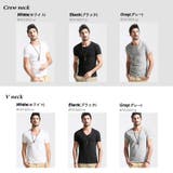 クルーネック Vネック シンプル | RAiseNsE | 詳細画像2