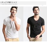 クルーネック Vネック シンプル | RAiseNsE | 詳細画像8