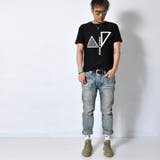 ボーダーピンタック グラフィック 半袖Tシャツ | RAiseNsE  | 詳細画像7 