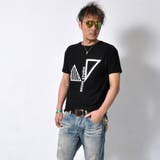 ボーダーピンタック グラフィック 半袖Tシャツ | RAiseNsE  | 詳細画像8 