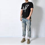 ボーダーピンタック グラフィック 半袖Tシャツ | RAiseNsE  | 詳細画像9 