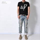 ボーダーピンタック グラフィック 半袖Tシャツ | RAiseNsE  | 詳細画像11 