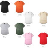 ロング丈 ラウンドカット 半袖Tシャツ | RAiseNsE  | 詳細画像2 