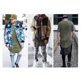 ロング丈 ラウンドカット 半袖Tシャツ | RAiseNsE  | 詳細画像13 