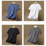 サラサラ 速乾 半袖Tシャツ メンズ 冷感 スポーツ 夏[8色]#TA192 | RAiseNsE  | 詳細画像13 