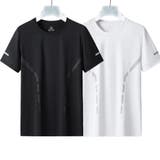 サラサラ 速乾 半袖Tシャツ メンズ 冷感 スポーツ 夏[8色]#TA192 | RAiseNsE  | 詳細画像24 