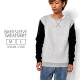 バイカースウェット トレーナー 裏起毛 | RAiseNsE | 詳細画像1