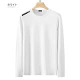 ホワイト | 長袖 カジュアル Tシャツ | RAiseNsE 