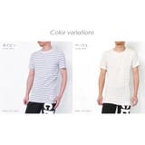 杢ボーダー カットオフネック 半袖 | RAiseNsE | 詳細画像2